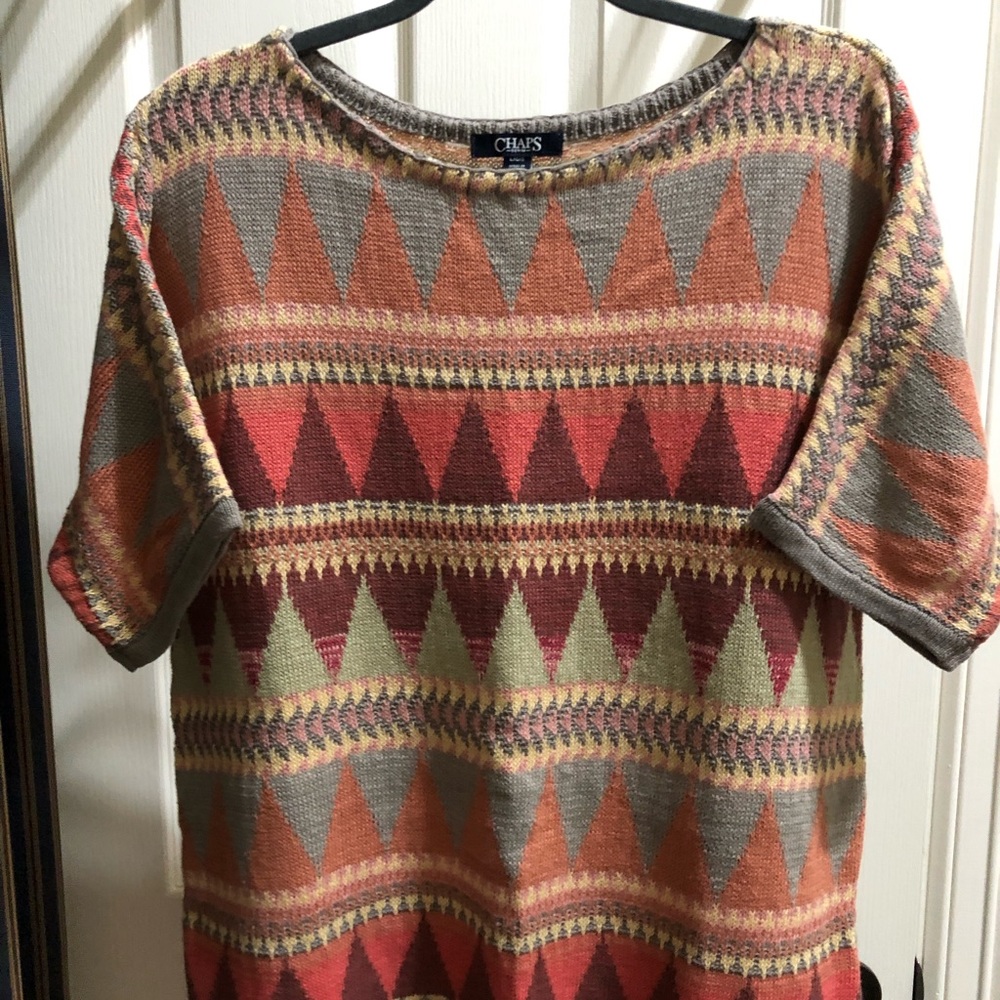 Chaps Short sleeve sweater